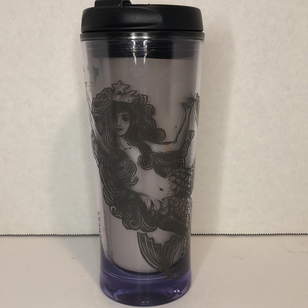 Starbucks Purple Mermaid Split Tail Travel Tumbler